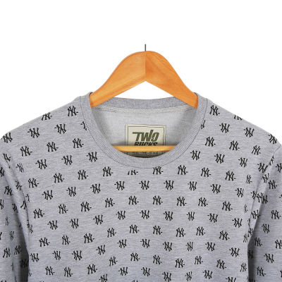 Two Bucks - NY Little Logo Gri Sweatshirt