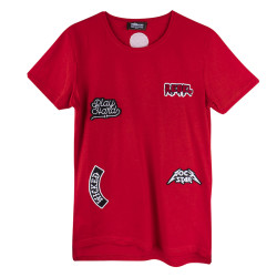 Two Bucks - Play Hard Rebel Kırmızı T-shirt - Thumbnail