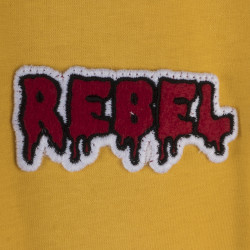 Two Bucks - Play Hard Rebel Sarı T-shirt - Thumbnail