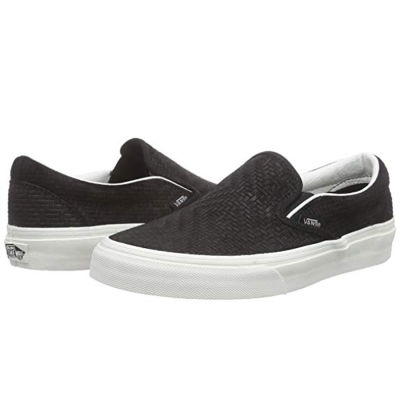 Vans - Classic Slip-On (Braided Suede) Black Ayakkabı